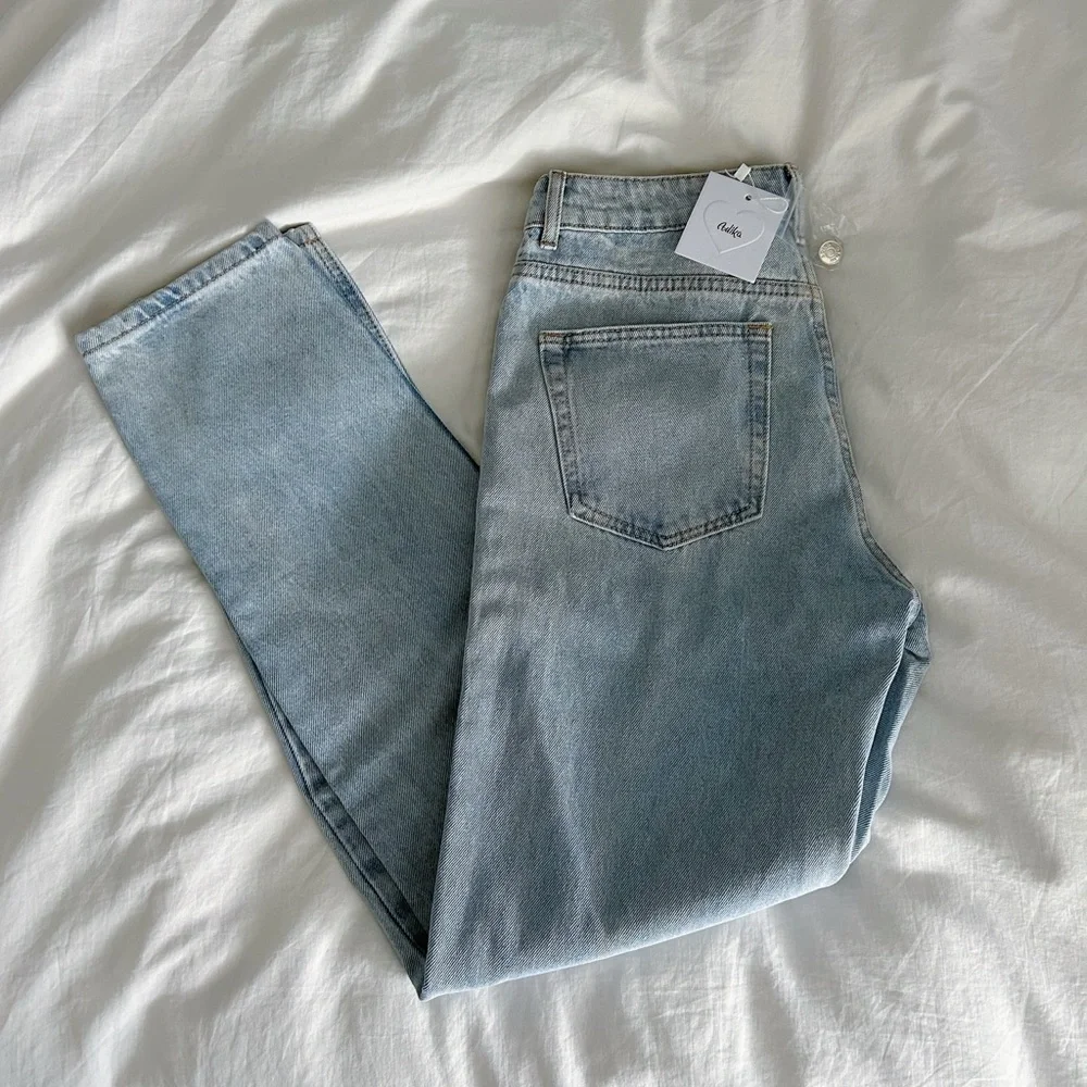 Adika Ripped Straight Jeans - Picture 1 of 5